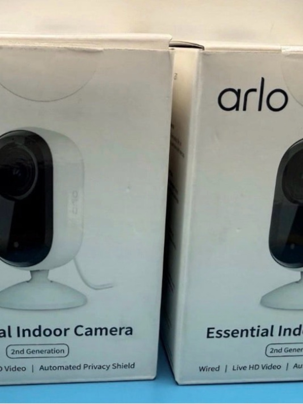 2Arlo Essential Indoor Camera 2nd Gen Wired 1080p Motion Detection Night Vision